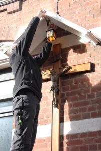 Une image contenant extérieur, brique Description générée automatiquement